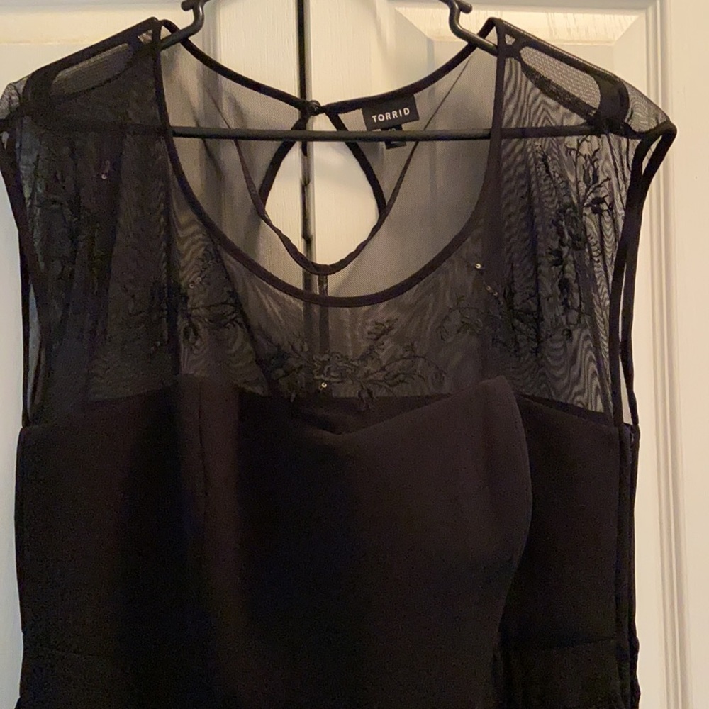 Black Torrid Mesh Dress